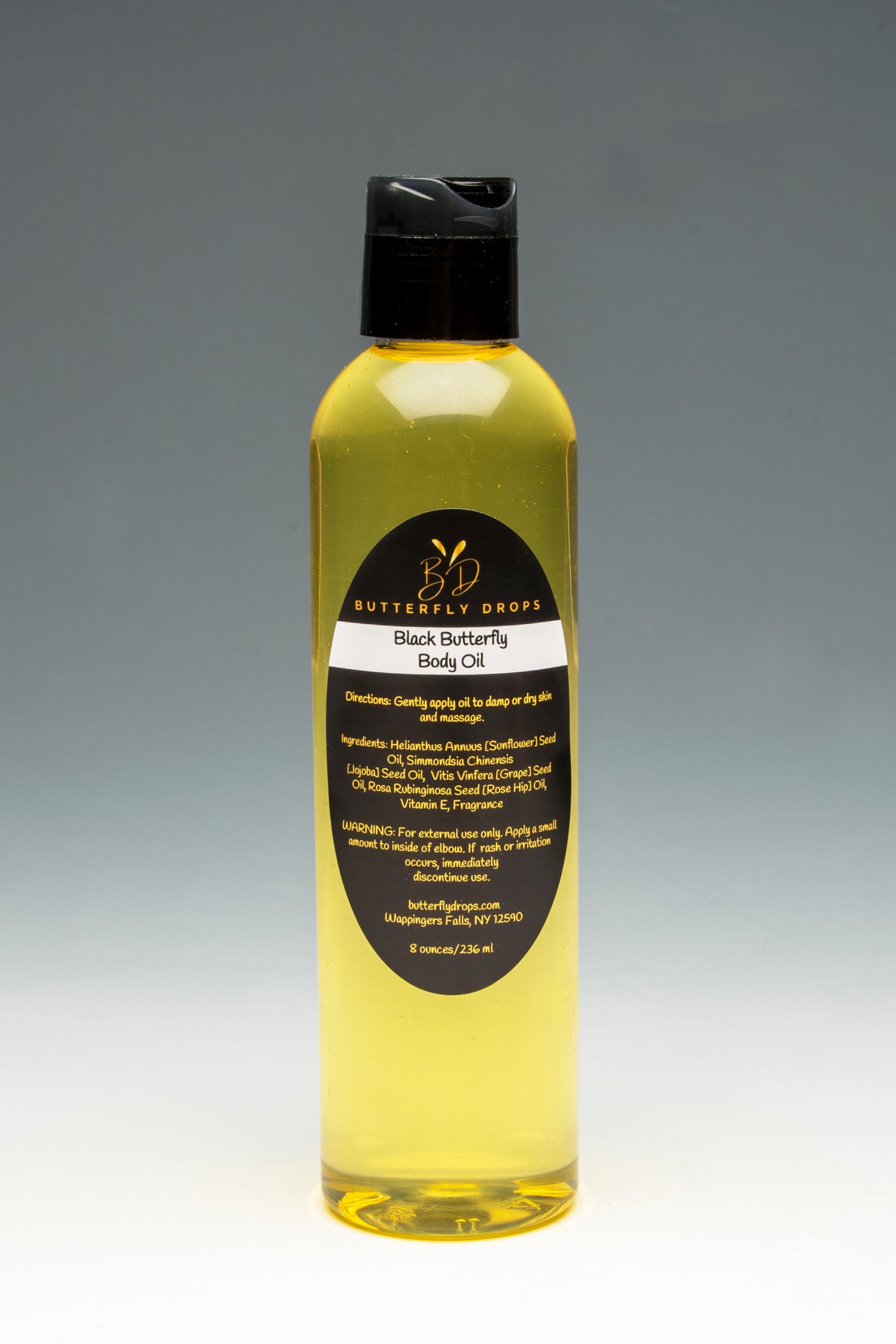 Black Butterfly Body Oil